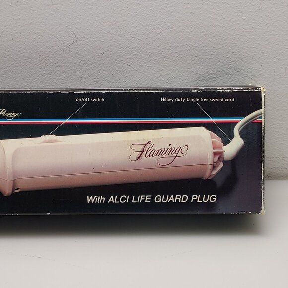 MISS FLAMINGO RETRO VTG FLAMINGO HOT AIR HAIR STYLING BRUSH RARE PINK NOS IN BOX - Picture 3 of 12
